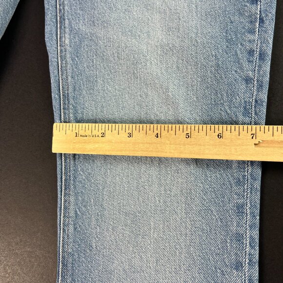 American Eagle Jean Women 27x30* 90s Low Rise Skinny Kick Boot Blue Denim Tag 0R - Picture 13 of 16